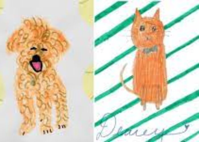 Oakland Animal Services Volunteers bad art portrait fundraiser